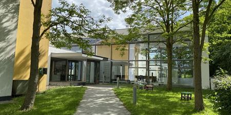 Det nuværende indgangsparti til Willumsens Museum. Foto: Mikala Tordrup, Frederikssund Kommune.